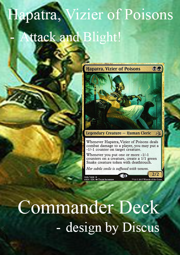 Hapatra Vizier of Poisons - Attack and Blight!